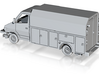 MOW Service Van Box Bed 1-87 HO Scale  3d printed 