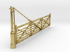 VR #3 Crossing Gate 20' (BRASS) 1-87 Scale 3d printed 