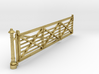 VR #2 Crossing Gates 20' (BRASS) 1-87 Scale 3d printed 