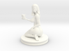 Nude Fire Lady 3d printed 
