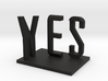 Yes/No by Markus Raetz 3d printed 