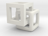 1cm cubes interlaced 3d printed 