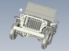 1/6 scale Jeep Willys 4x4 engine SOLID 3d printed 
