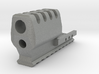 J.W. Frame Mounted Compensator for G17 Airsoft Gun 3d printed 