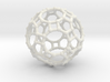 Truncated icosidodecahedron 3d printed 