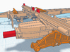 1/64th 1940's log truck frame w Page trailer 3d printed 