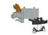 Rail Wheel Service Truck - Crane - Hyrail With Bum 3d printed 