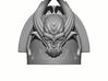 10x Demon Skull Shoulder Pad - Chaotic Pads 3d printed 10x Demon Skull Shoulder Pad - Chaotic Pads Front
