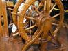 1/64 Ship's Wheel (Helm) 24 mm diameter 3d printed 