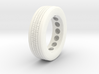 1/16  scale low profile drive tire 3d printed 
