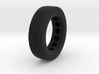 1/16 scale low pro steer or trailer tire. 3d printed 