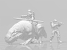 Sandtrooper on Dewback 1/72 25mm miniature model 3d printed 