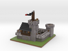 Minecraft Medieval Castle 3d printed 