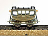 1830's Stage-Style Rail Road Passenger Coach 3d printed processed versatile plastic print, completed and painted