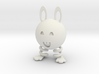 Bunny keychain 3d printed 