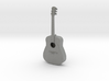 1:18 Scale Acoustic Guitar 3d printed 
