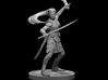 Drow Female Bladesinger w Scimitars 3d printed 