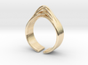 Vertical braided ring 3d printed 
