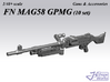1/48 FN MAG58 GPMG (10 set) 3d printed 
