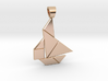 Boat tangram [pendant] 3d printed 