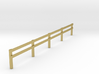 VR Post and 2 Rail Fence BRASS 1:87 Scale 3d printed 