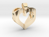 Heart of infinite love [pendant] 3d printed 