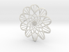  "DNA" Flower Wall Ornament  3d printed 