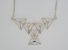 Sacred Trigon Necklace 3d printed 