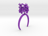 Bracelet with six large flowers of the Amaryllis 3d printed 