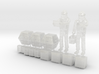 SPACE 2999 1/72 ASTRONAUT TWO SET TABLET 3d printed 