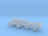 1/50th Quad axle pup trailer frame w options 3d printed 