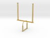 'N Scale' - Football Goalpost 3d printed 