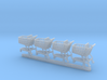 Shopping cart in 1:76 scale. 3d printed 