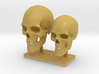 Skull - 2 pcs 20-23 mm 1:8 3d printed 