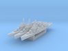 Fletcher class destroyer x3 (Axis & Allies) 3d printed 
