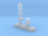 OO Scale NWR #6 Whistle and Safety Valve 3d printed 