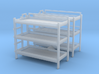 Triple Bunk Bed (x2) 1/87 3d printed 