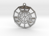 Resurrection Emblem 09 Medallion (Sacred Geometry) 3d printed 