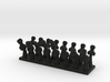 Miniature Movable Chess Pieces 3d printed 