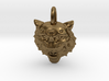 Leopard's head for pendant 3d printed 