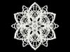 Snowflake Ornament 3 3d printed Front view