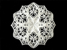Snowflake Ornament 1 3d printed Front view
