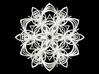 Snowflake Ornament 4 3d printed Rear view