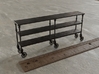 Miniature Industrial Rolling Console Table 3d printed Miniature Industrial Rolling Console Table Render Main