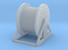 N Scale Cable Reel (Full) On Stand 3d printed 