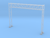 HO Scale Sign Gantry 105mm 3d printed 