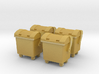 N Scale 4x Waste Container 3d printed 