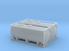 Z Scale 2x 20ft Tank Container 3d printed 