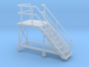 HO Train Access Stairs H20mm Right 3d printed 