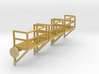 N Scale Cage Ladder Platform Right 3pc 3d printed 